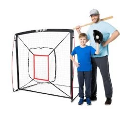 Net Playz 5' x 5' Baseball and Softball Practice Pitching Net - Black