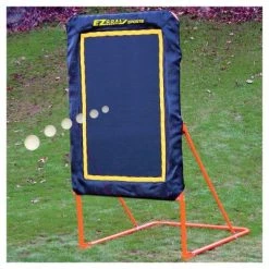 EZGoal EZ Goal Profession Folding Lacrosse Throwback with 6' x 4' Mat Area - 8'