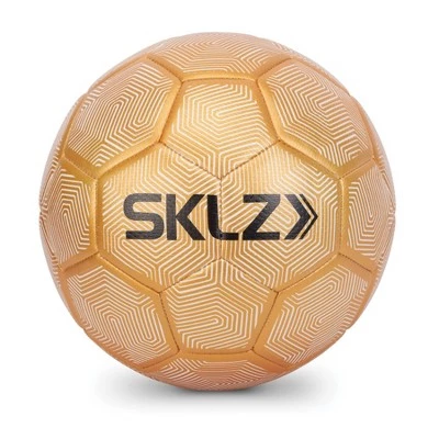 SKLZ Golden Touch Weighted Soccer Ball - Size 3 Gold 4 SKLZ Golden Touch Weighted Soccer Ball - Size 3 Gold - Image 2