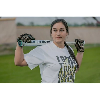 POWERHANDZ Pure Grip Weighted Softball Batting Gloves - Black 5 POWERHANDZ Pure Grip Weighted Softball Batting Gloves - Black - Image 3