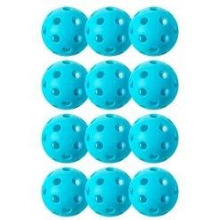 Franklin Sports X-26 Indoor Pickleballs Blue - 12pc