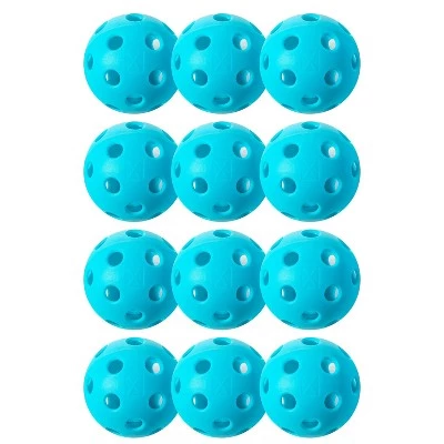 Franklin Sports X-26 Indoor Pickleballs Blue - 12pc 3 Franklin Sports X-26 Indoor Pickleballs Blue - 12pc