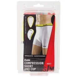 Franklin Sports Youth Compression Short with Cup - S/M