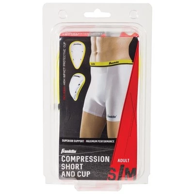 Franklin Sports Youth Compression Short with Cup - S/M 3 Franklin Sports Youth Compression Short with Cup - S/M