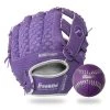 Franklin Sports 9.5" Purple/Silver Mesh Batting Glove With Ball - Right Hand Thrower -Deals Sports Equipment Store unnamed file 1530