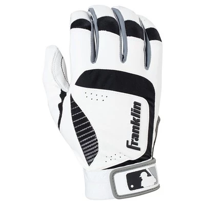 Franklin Sports Shok-Sorb Neo Batting Glove - White/Black 4 Franklin Sports Shok-Sorb Neo Batting Glove - White/Black - Image 2