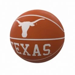 NCAA Texas Longhorns Mascot Official-Size Rubber Basketball