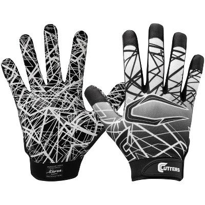 Shock Doctor Cutters Game Day Receiver Adult Gloves Black - M 3 Shock Doctor Cutters Game Day Receiver Adult Gloves Black - M