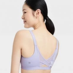 Women's High Support Sculpt Zip-Front Mesh Crossback Bra - All in Motion™ -Deals Sports Equipment Store unnamed file 1984