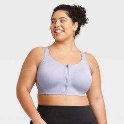 Women's High Support Sculpt Zip-Front Mesh Crossback Bra - All in Motion™ -Deals Sports Equipment Store unnamed file 1985