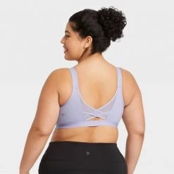 Women's High Support Sculpt Zip-Front Mesh Crossback Bra - All in Motion™ -Deals Sports Equipment Store unnamed file 1986