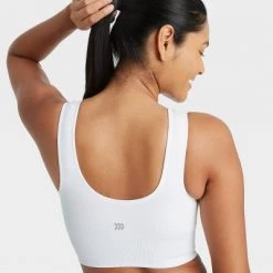 Women's Medium Support Longline Seamless Bra - All in Motion™ Olive Heather -Deals Sports Equipment Store unnamed file 2018