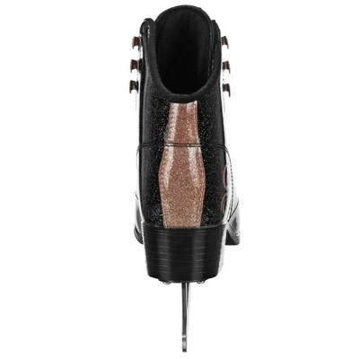 Lake Placid Candi Grl Sabina Women's Ice Skate Black/Rose Gold 4 Lake Placid Candi Grl Sabina Women's Ice Skate Black/Rose Gold - Image 2