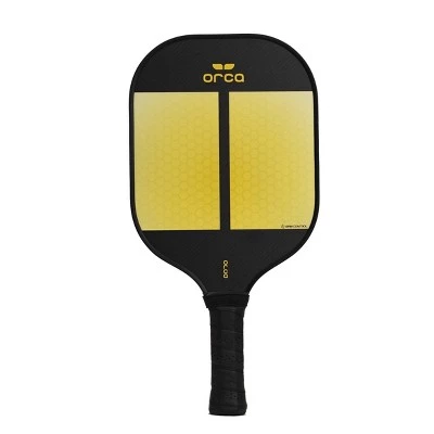 Orca Amity Carbon Fiber Pickleball Paddle Deluxe Combo Set - Yellow/Black 3 Orca Amity Carbon Fiber Pickleball Paddle Deluxe Combo Set - Yellow/Black