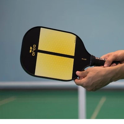 Orca Amity Carbon Fiber Pickleball Paddle Deluxe Combo Set - Yellow/Black 4 Orca Amity Carbon Fiber Pickleball Paddle Deluxe Combo Set - Yellow/Black - Image 2