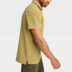 Men's Stretch Woven Polo Shirt - All in Motion™ -Deals Sports Equipment Store unnamed file 2259