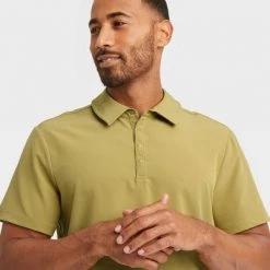 Men's Stretch Woven Polo Shirt - All in Motion™ -Deals Sports Equipment Store unnamed file 2260