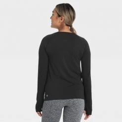 Women's Seamless Core Long Sleeve T-Shirt - All in Motion™ Green Olive