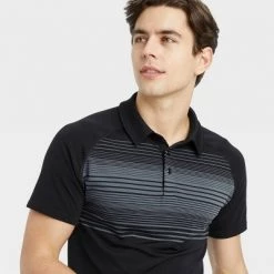 Men's Seamless Polo Shirt - All in Motion™ Heathered Blue -Deals Sports Equipment Store unnamed file 2363