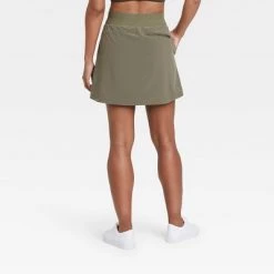 Women's Stretch Woven Skorts - All in Motion™ Moss Green