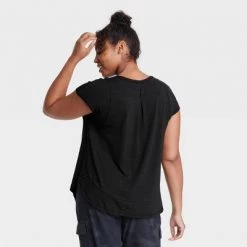 Women's Cap Sleeve Top - All in Motion™ Black -Deals Sports Equipment Store unnamed file 2389