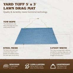 Yard Tuff ATV/UTV Zinc & Steel Field Surface Leveling Drag Mat