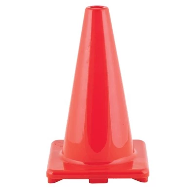 Champion Sports Hi-Visibility Flexible Vinyl Cone, 18" Orange, Pack of 2 3 Champion Sports Hi-Visibility Flexible Vinyl Cone, 18" Orange, Pack of 2