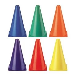 Martin Sports Rainbow Cones, 6 Per Set, 2 Sets
