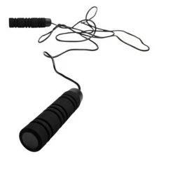 Mind Reader Foam Handled Jumping Rope, 2 Pack, Black