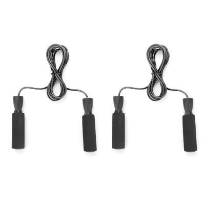 Mind Reader Adjustable Jump Rope with 5.25" Memory Foam Ergonomic Handles, 2 Pack 7 Mind Reader Adjustable Jump Rope with 5.25" Memory Foam Ergonomic Handles, 2 Pack - Image 5