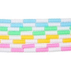 Blue Panda 4 Pack Beaded Jump Rope for Kids, 4 Colors Skipping Toys (9.35 Feet) -Deals Sports Equipment Store unnamed file 2510