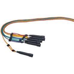 Sportime Adjustable Length Jump Ropes, 9 Feet Maximum, Assorted Colors, set of 6