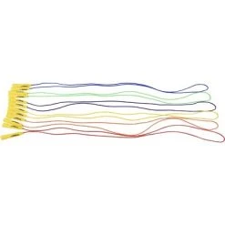 Sportime Jump Ropes, 8 Feet, Assorted Colors, set of 6