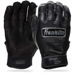 Franklin CFX Chrome Series Adult Mens BB Batting Gloves Black Sm