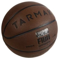 Decathlon Tarmak Basketball Size 7 Grippy BT500, Brown