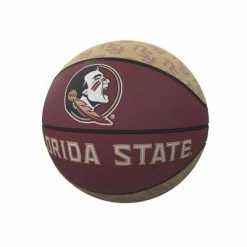 NCAA Florida State Seminoles Repeating Logo Mini-Size Rubber Basketball