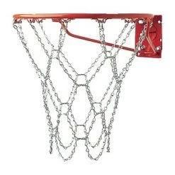 Champion Sports Steel Chain Basketball Net, Pack of 2