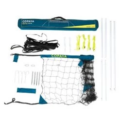 Decathlon Copaya BV500 20' Beach Volleyball Set, Prussian Blue