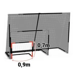 Decathlon Kipsta SG500 Backyard Soccer Goal - 3ft x 2ft, Navy Blue