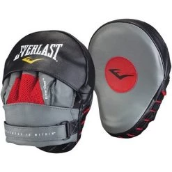Everlast Leather Mantis Punch Mitts-Red