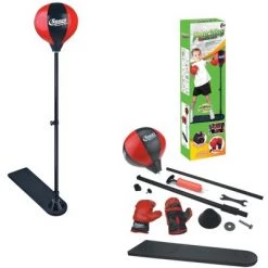 Link Worldwide Ready! Set! Play! Link Boxing Punching Bag Set With Gloves, Pump, And Adjustable Stand
