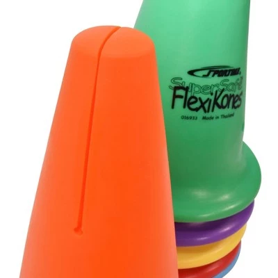 Sportime Split Top Super-Safe FlexiKones, 15 Inches, set of 6 4 Sportime Split Top Super-Safe FlexiKones, 15 Inches, set of 6 - Image 2