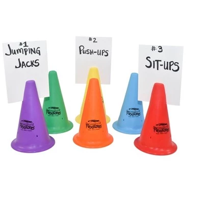 Sportime Split Top Super-Safe FlexiKones, 15 Inches, set of 6 5 Sportime Split Top Super-Safe FlexiKones, 15 Inches, set of 6 - Image 3