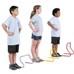 Sportime ComeBack Hurdles, 9 Inches, Assorted Colors, set of 6