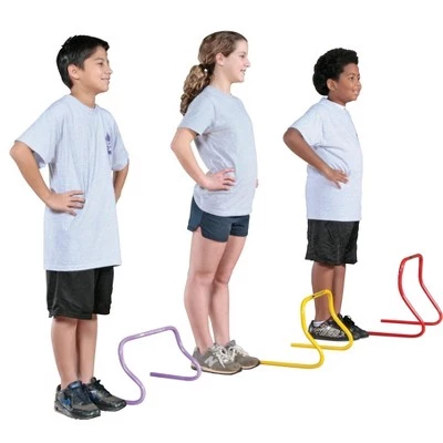 Sportime ComeBack Hurdles, 9 Inches, Assorted Colors, set of 6 3 Sportime ComeBack Hurdles, 9 Inches, Assorted Colors, set of 6