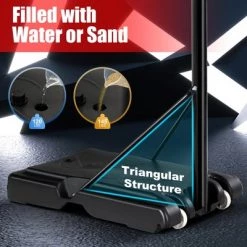 Costway Portable Basketball Hoop Stand Adjustable Height W/Shatterproof Backboard Wheels -Deals Sports Equipment Store unnamed file 2951