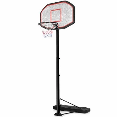 Costway 10ft 43'' Backboard In/outdoor Adjustable Height Basketball Hoop System 8 Costway 10ft 43'' Backboard In/outdoor Adjustable Height Basketball Hoop System - Image 6