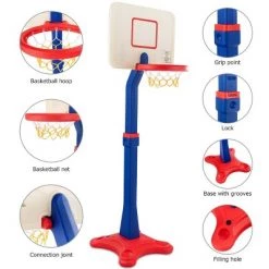 Costway Kids Children Basketball Hoop Stand Adjustable Height Indoor Outdoor Sports -Deals Sports Equipment Store unnamed file 3007