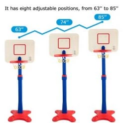 Costway Kids Children Basketball Hoop Stand Adjustable Height Indoor Outdoor Sports -Deals Sports Equipment Store unnamed file 3008