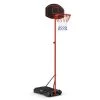 Costway Height-Adjustable Basket Hoop, Portable Backboard System Stand with 2 Wheels, Fillable Base, Weather-Resistant Nylon Net -Deals Sports Equipment Store unnamed file 3012